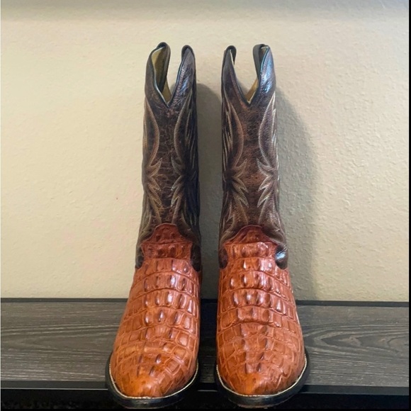 Gator cowboy western boots - Picture 2 of 9
